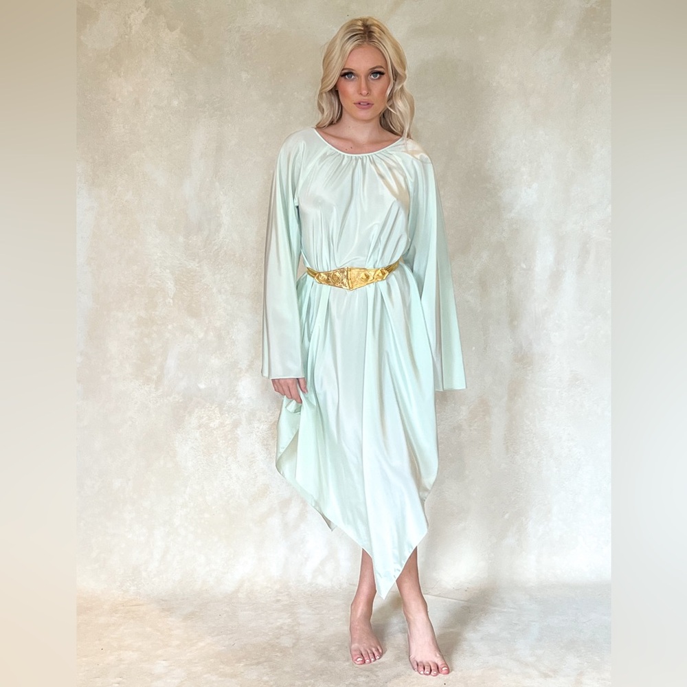 Vintage Satin Mint Dress
